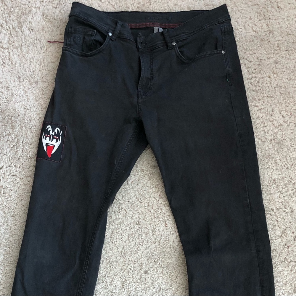 CUSTOM PATCHWORK RELAXED SLIM JEANS